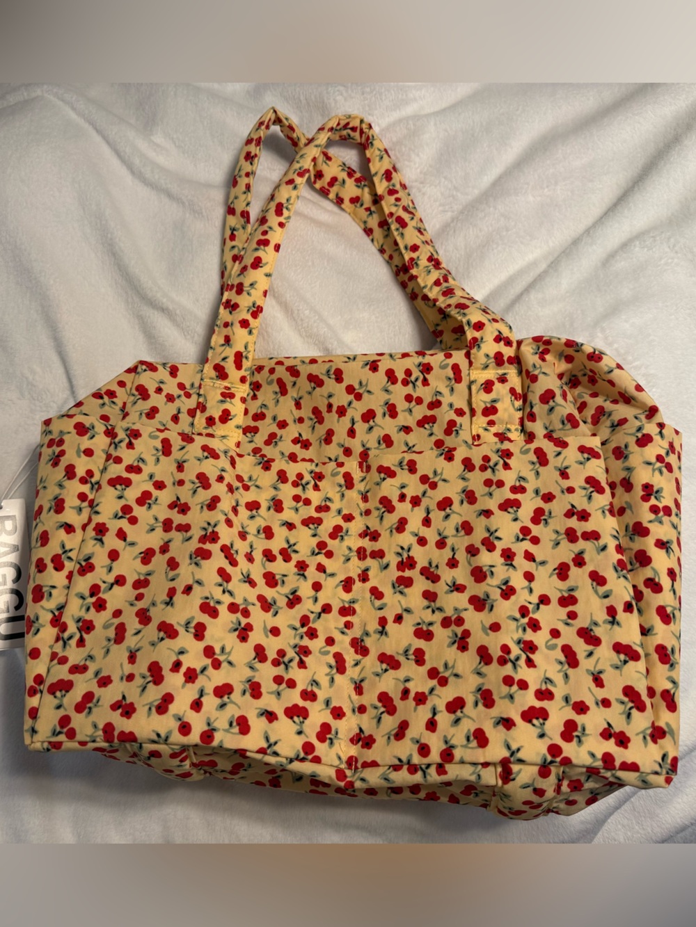 BAGGU Yellow Cherry Land Small Cloud